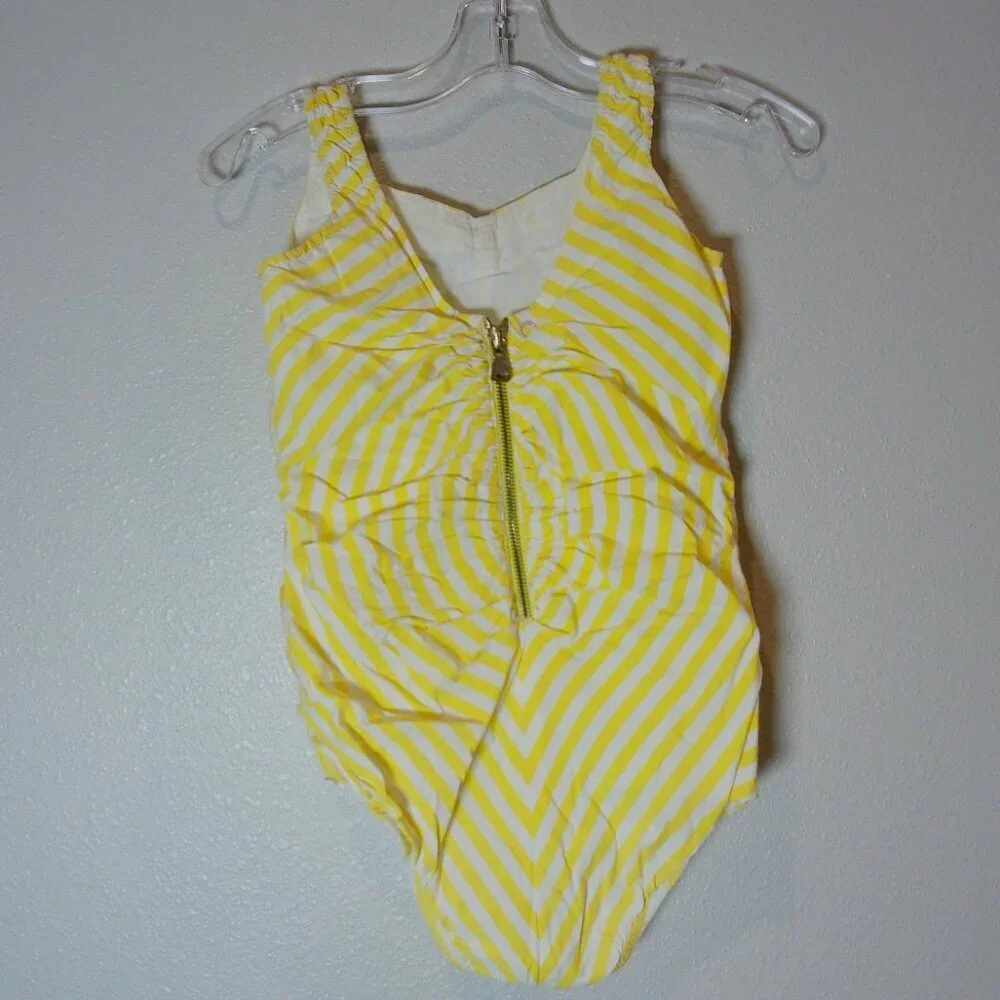 NWT Wovenplay Swimsuit - white and yellow